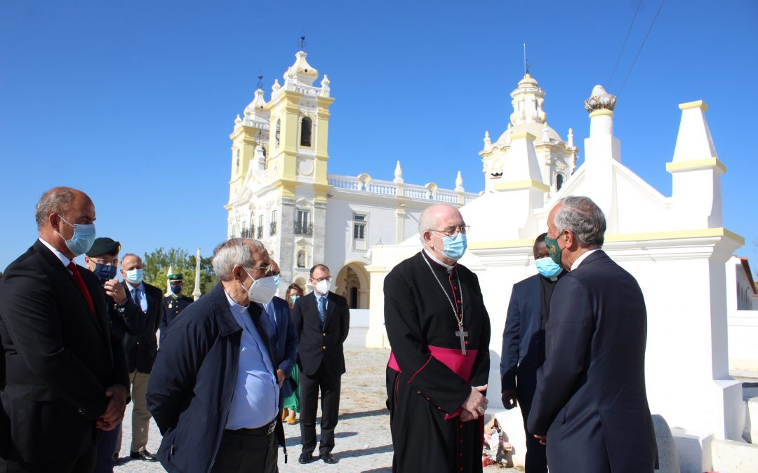 O Professor Marcelo Rebelo de Sousa visitou o Santuário de Nossa Senhora d’Aires como peregrino e devoto de Maria