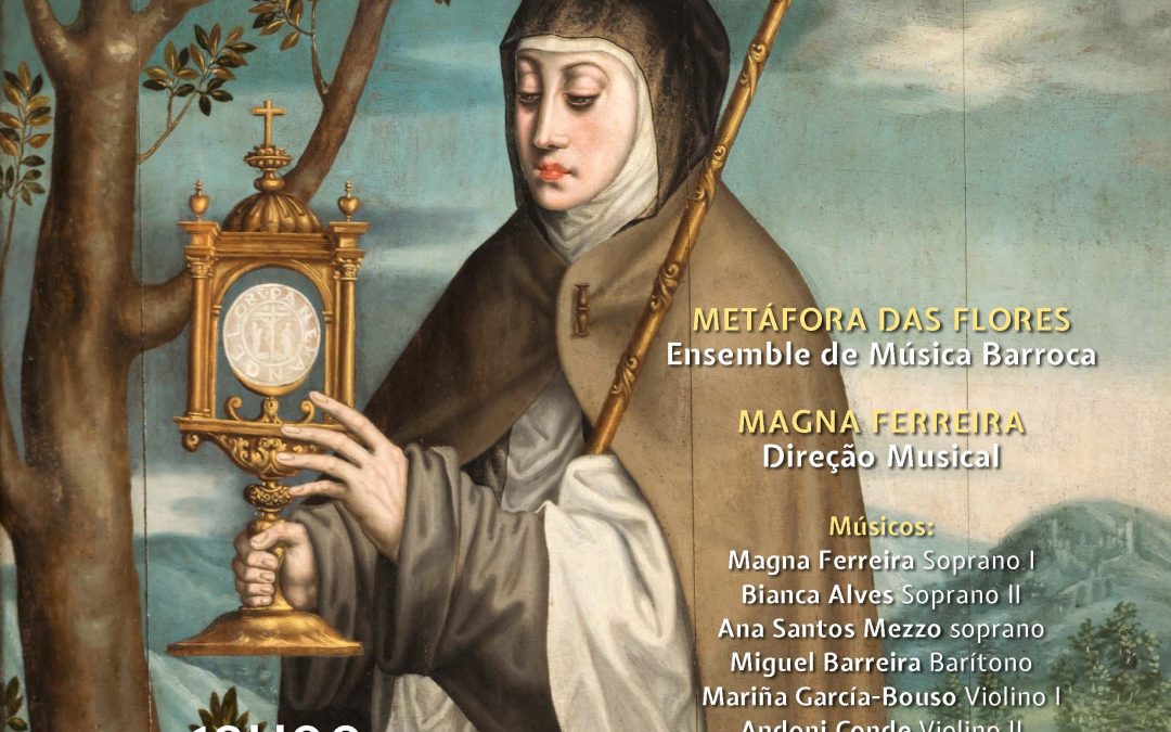 18 de julho, às 18h, na Igreja de S. Francisco: Concerto “Requiem para Santa Clara”