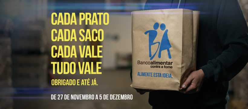 Campanha de Recolha de Alimentos, dias 27 e 28 de novembro: Voluntários do Banco Alimentar Contra a Fome de regresso às lojas