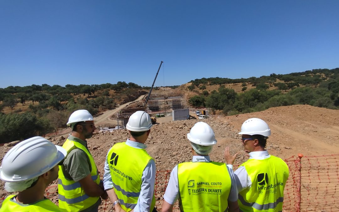 Évora: Obra da Variante ao IP2 deverá estar concluída em Abril de 2026 (com fotos)