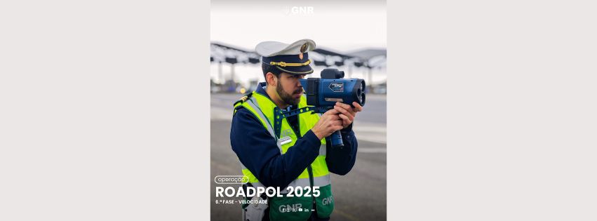 4 a 10 de agosto: GNR realiza operação de fiscalização rodoviária “RoadPol – Velocidade”