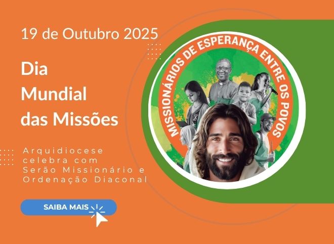15 de outubro, às 21h00, no Convento do Calvário, em Évora: Serão Missionário