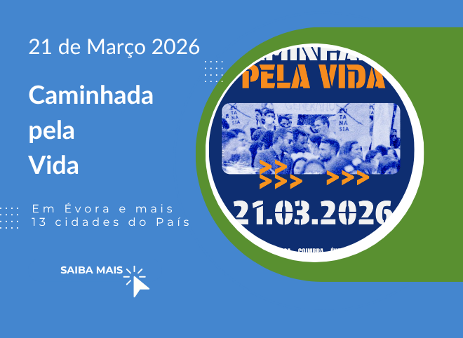 21 de março de 2026: Caminhada pela Vida