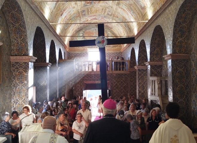 Peregrinação Jubilar ao Santuário de Nossa Senhora da Vila Velha animou Fronteira (com fotos)