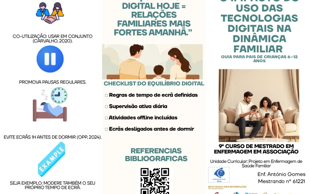 Projeto pretende compreender o impacto do uso das tecnologias digitais nas famílias com crianças em idade escolar