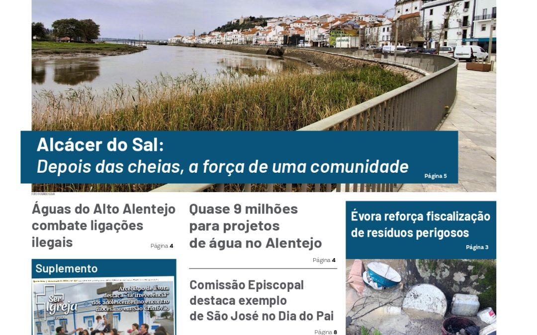 Capa do Jornal “a defesa” e Suplemento “Ser Igreja” – edição de 18-03-2026