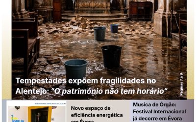 Capas das edições impressas de 22 de abril de 2026 do jornal “a defesa” e do suplemento “Ser Igreja Évora”.