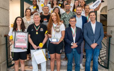 Évora homenageia campeãs nacionais de basquetebol do André de Resende